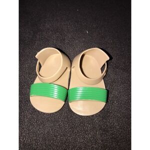 Our‎ Generation Battat American Girl 18" Doll Green Strap Sandals